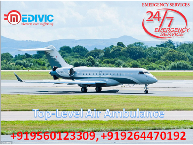 Hire India Best and Fast Air ambulance Services in Raipur by Medivic - 1